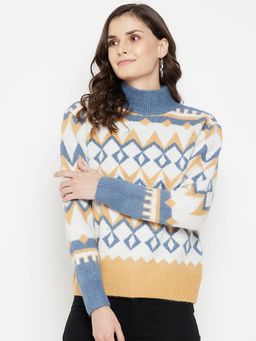 CAMLA - Multi-Color Sweater for Women (M)