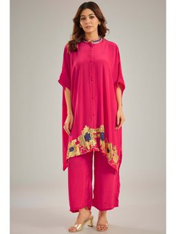 Studio A - Pink Kaftan with Pant (Set of 2)