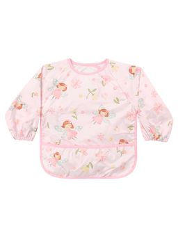 Hopop - Waterproof Baby Bib with Crumb Catcher Pocket Lightweight & Easy to Clean FAIRY (0-3 Months)