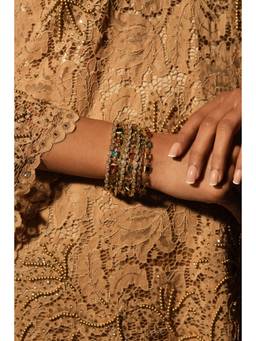 Bijoux by Priya Chandna - Multi Colur Rangrez Multi-Row Bracelet