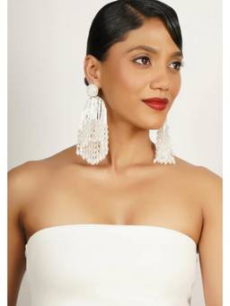 Bijoux by Priya Chandna - White Sapphire Earrings
