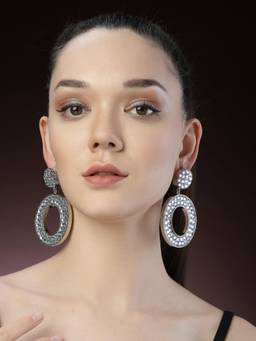 Bijoux by Priya Chandna - Silver Hoop Earrings