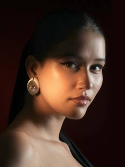 Bijoux by Priya Chandna - White Cage Studs Earrings