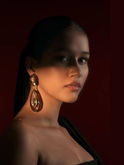 Bijoux by Priya Chandna - Purple Sol Drops Earrings