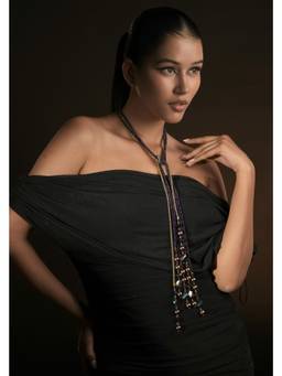 Bijoux by Priya Chandna - Purple Amethyst Stream Necklace