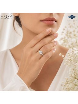 Sparkles - Arias By Lara Signature Pave Solitaire Ring
