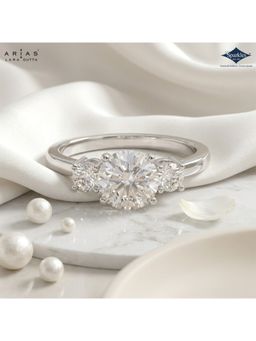 Sparkles - Arias By Lara Signature Three-Stone Trilogy Ring