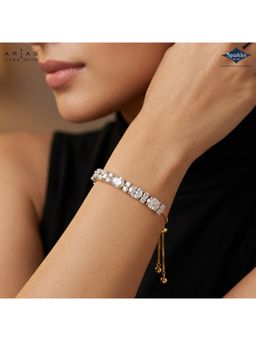 Sparkles - Arias By Lara Adjustable Bolo Chain Bracelet