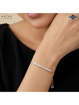 Sparkles - Arias By Lara Diamond Bar Bolo Bracelet