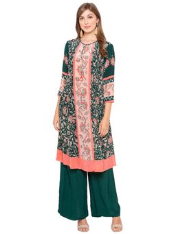Soup by Sougat Paul - Green Women Kurta with Palazzo