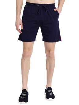 AM SWAN - Premium Cotton Solid Shorts In Black
