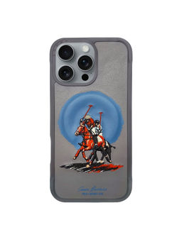 Treemoda - 3D Embroidered Horse Leather Magsafe Case (iPhone 16 Pro Max)