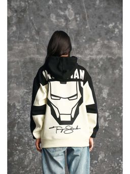 Bonkers Corner - Women Cream Colorblock Hoodie