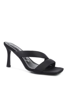 London Rag - Solid Black Heels