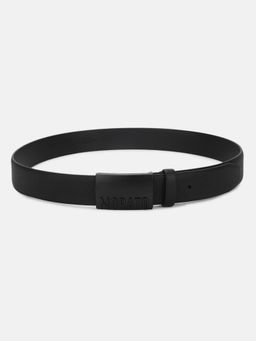 Antony Morato - Men Black Textured Push Pin Closure Belt