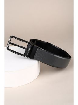 Allen Solly - Men Grey Textured Formal Belt