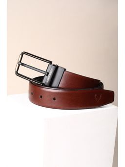 Allen Solly - Men Brown Textured Formal Belt