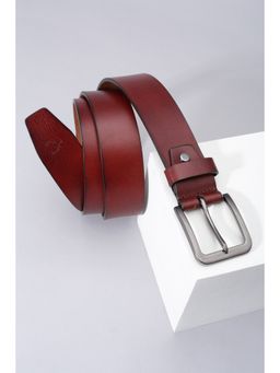 Allen Solly - Men Maroon Solid Casual Belt