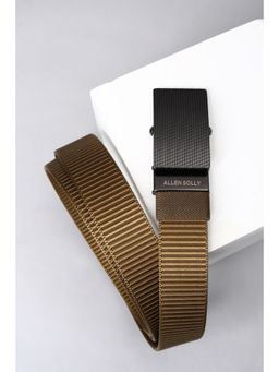 Allen Solly - Men Gold Textured Casual Belt