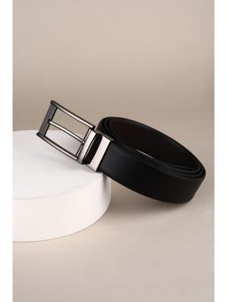 Allen Solly - Men Black Textured Formal Belt