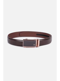 Van Heusen - Men Brown Textured Formal Belt