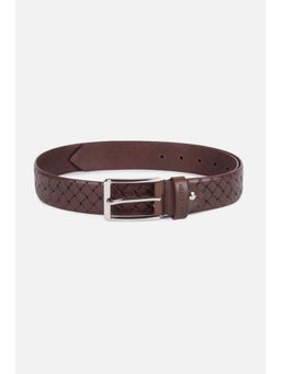 Van Heusen - Men Brown Textured Casual Belt