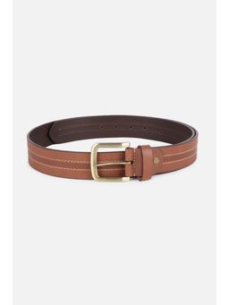Van Heusen - Men Tan Solid Casual Belt