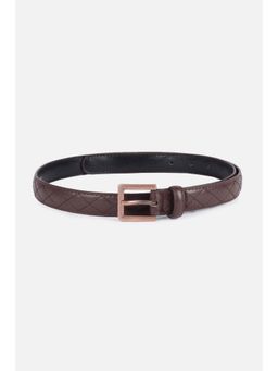 Van Heusen - Women Brown Textured Casual Belt