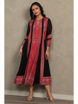 Soch - Women's Muslin Paisley Printed Dress