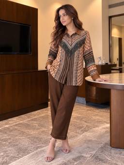Autumnlane - Lipi Umber Printed Co-Ord Set