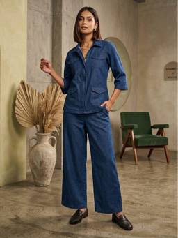 Autumnlane - Prisha Brazil Denim Co-Ord Set
