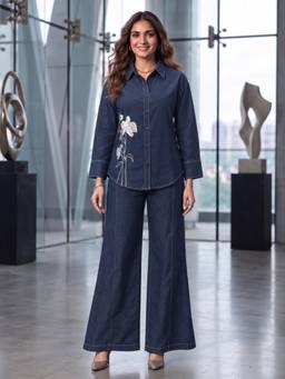 Autumnlane - Prisha Madrid Denim Co-Ord Set