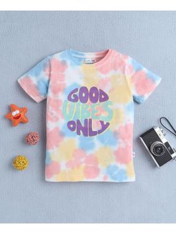 Bumzee - Multi-Color Girls Half Sleeves T-Shirt