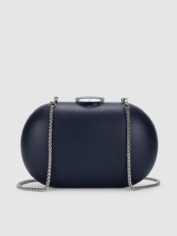 CARPISA ITALIA - CARPISA Tangerine V2 Women Clutch With Detachable Strap - Navy Blue (S)