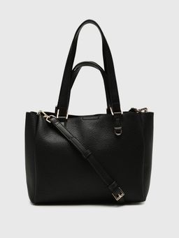 CARPISA ITALIA - CARPISA Amaranta Women Tote Bag With Detachable Strap - Black (L)