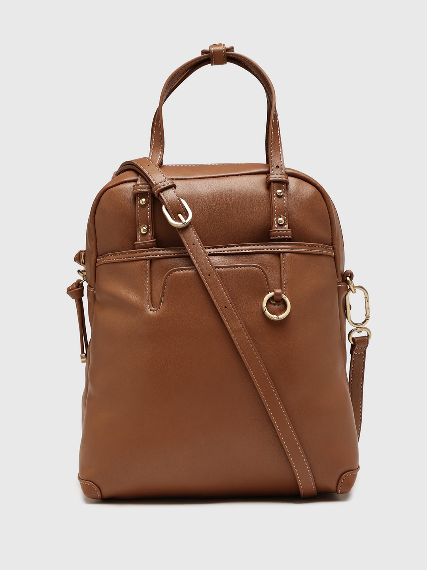 Scilla Women Backpack - Tan (L)