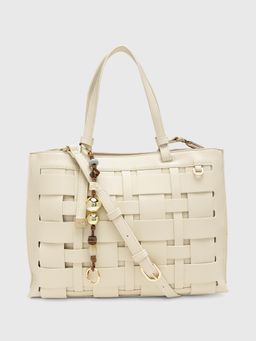 CARPISA ITALIA - CARPISA Anturio Women Handbag With Detachable Strap - Off White (M)