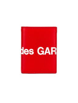 COMME des GARCONS - Red Huge Logo Wallet