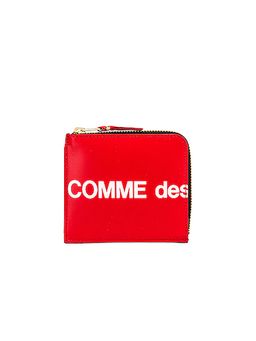 COMME des GARCONS - Red Huge Logo Wallet
