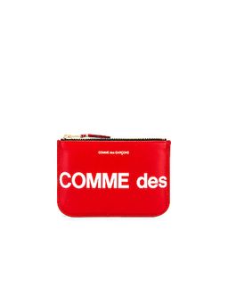 COMME des GARCONS - Red Huge Logo Wallet