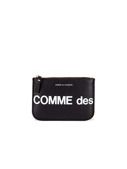 COMME des GARCONS - Black Huge Logo Wallet