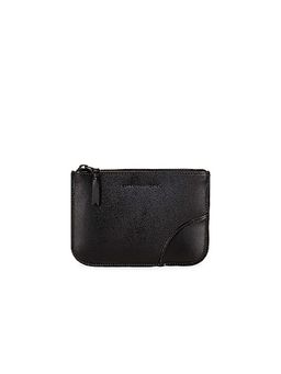COMME des GARCONS - Black Very Black Leather Zip Wallet