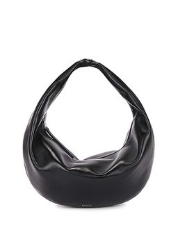 KHAITE - Black Olivia Patent Hobo Bag