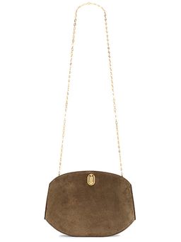 Savette - Brown The Tondo Chain Crossbody Bag