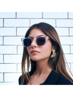 Salty - White Crystal Chill Sunglasses - SG0002-TP-BK