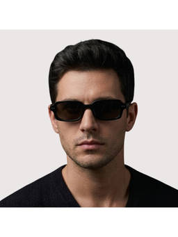Salty Alpha - Black Blackout Retro Sunglasses - SG0005-BK-BK-ALPHA