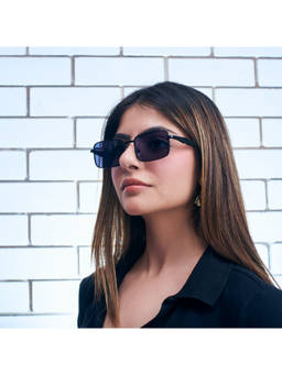 Salty - Black Midnight Square Sunglasses - SG0010-BK-BK