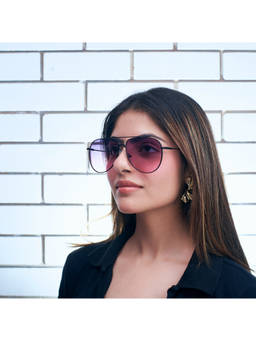 Salty - Pink Frost Hustle Sunglasses - SG0011-BK-GY-PK