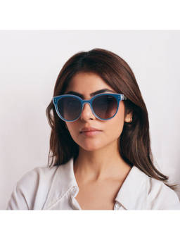 Salty - Blue Tropica Sunglasses - SG0013-BU-GR