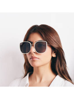 Salty - Black Rogue Classic Square Sunglasses - SG0038-WH-BK